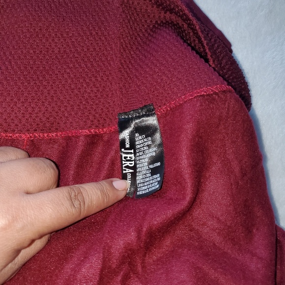 New leggings Dark Wine  is warm inside - Picture 3 of 4